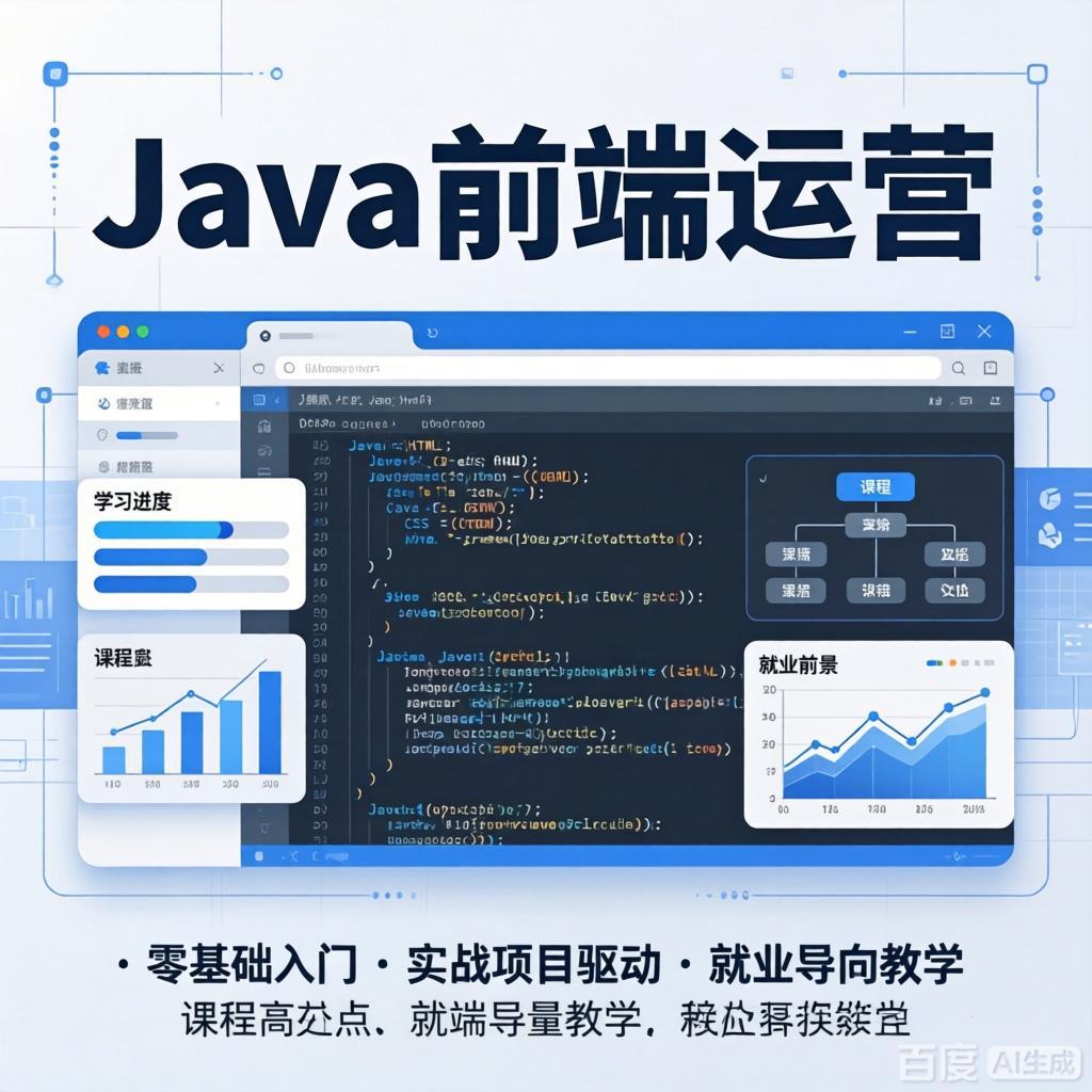 java前端运营课程
